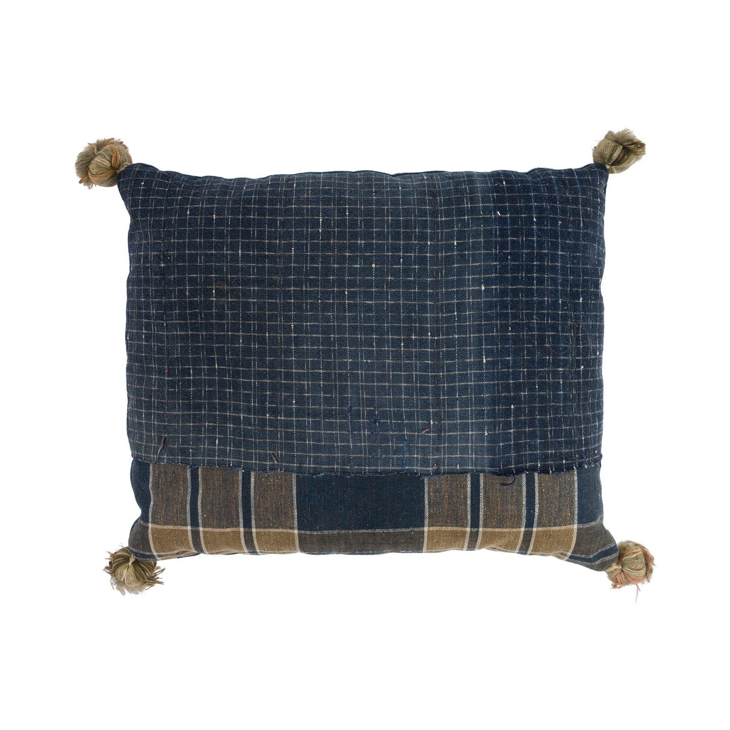 19th Century Japanese Boro Lavender Pillow - XL