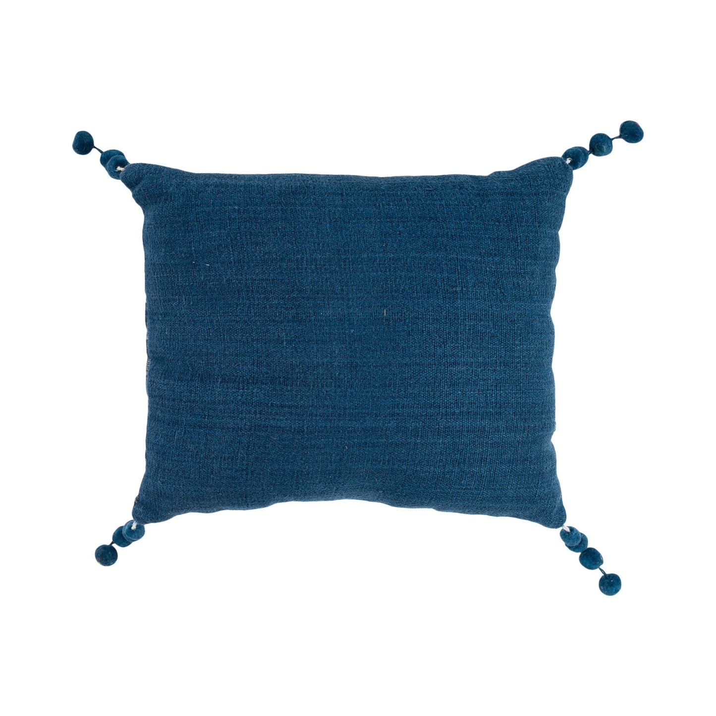 17th Century Indigo Woodblock Lavender Pillow - XL