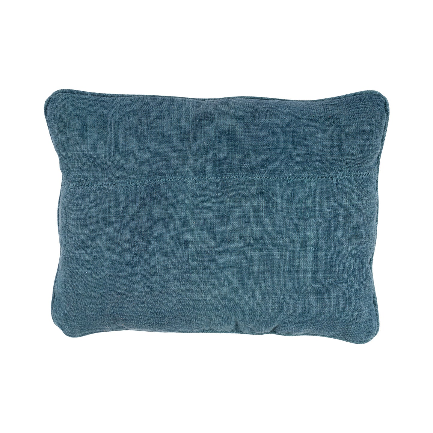 19th Century Indigo Provencal Quilt Fragment Lavender Pillow - XL