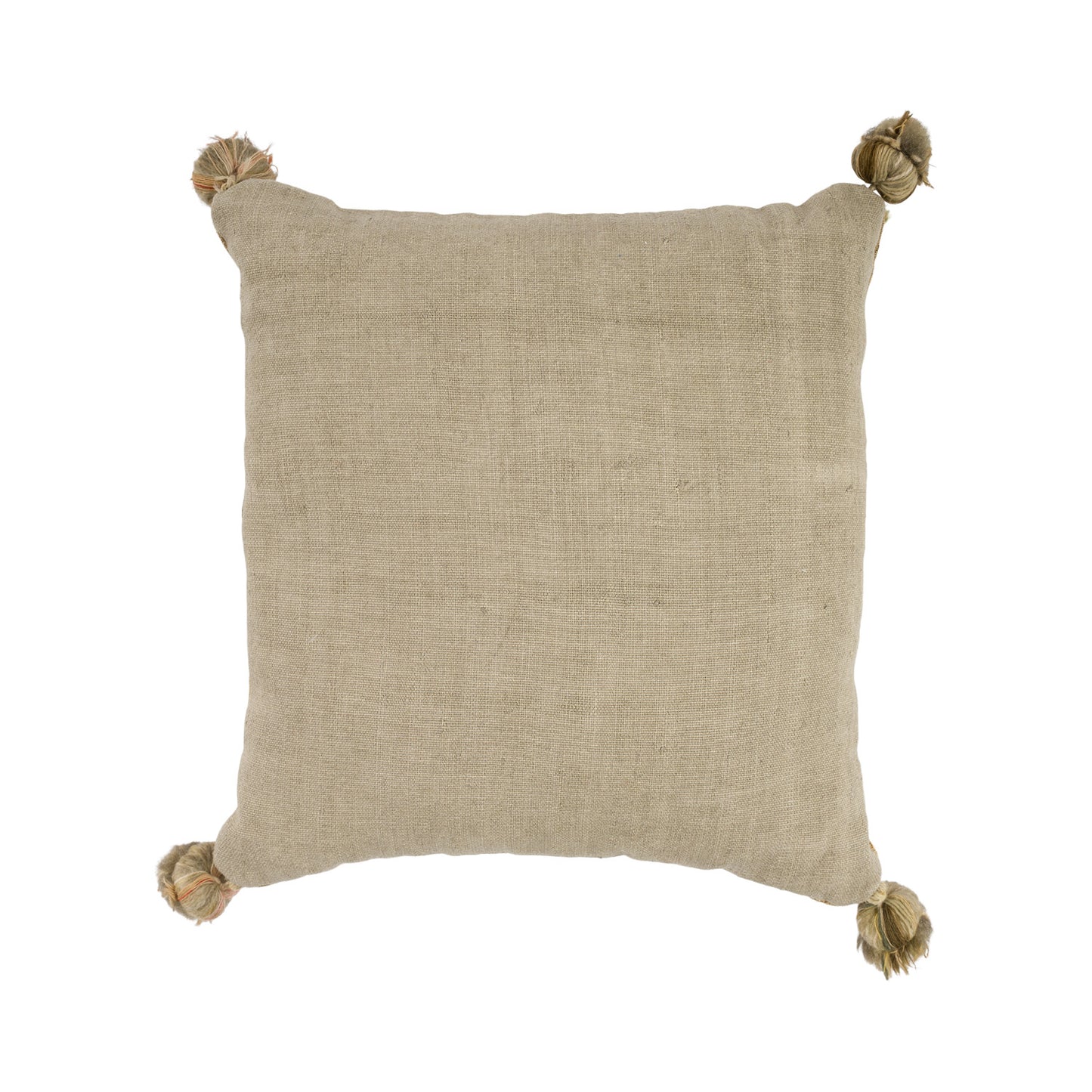 Moroccan Raw Silk Embroidery Lavender Pillow - XL