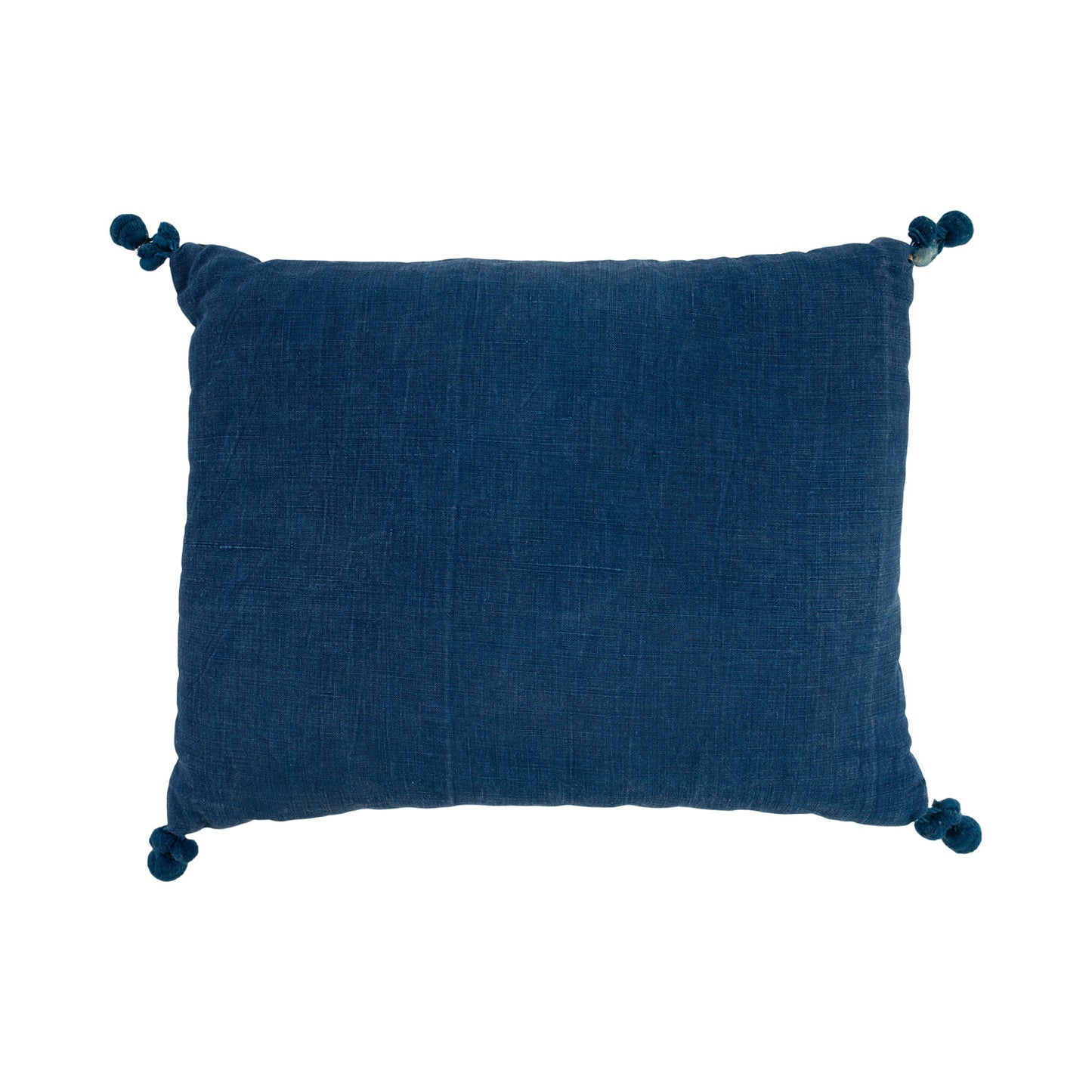 17th Century French Indigo Woodblock Lavender Pillow - XXL