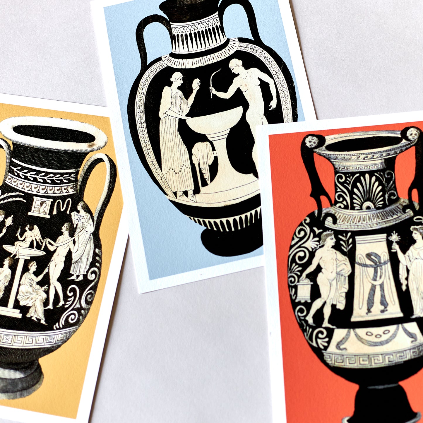 Ancient Greek Vase Print - Brown