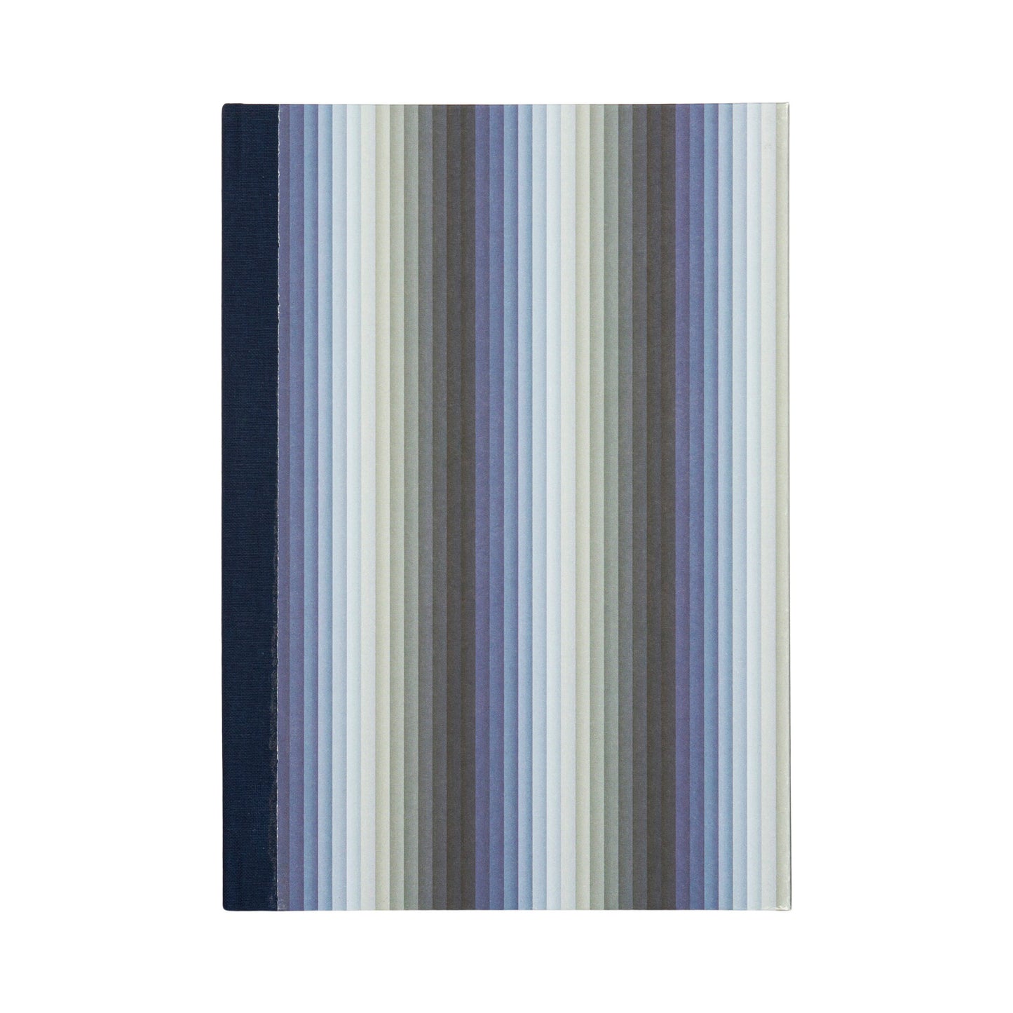A5 Hardcover Notebook - Blue Undulating Stripes