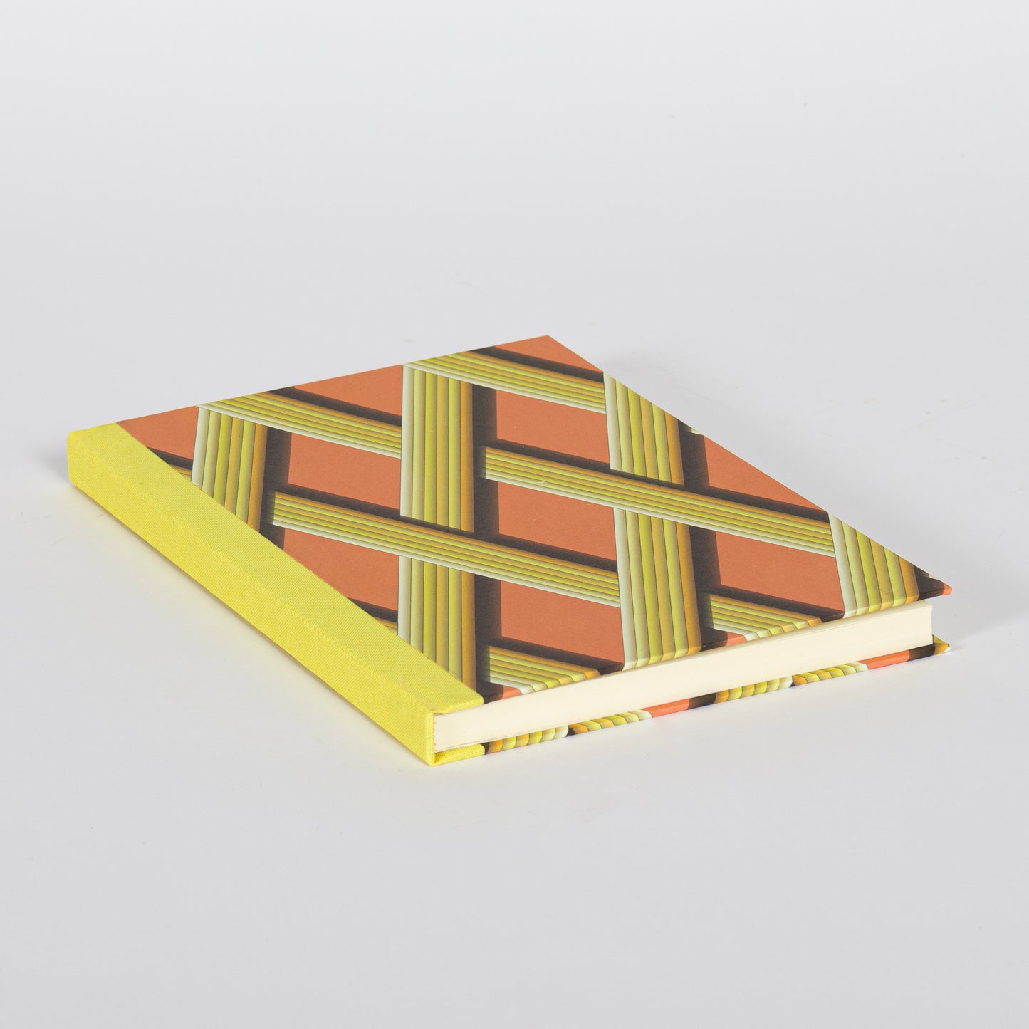A5 Hardcover Notebook - Apricot Trellis Work