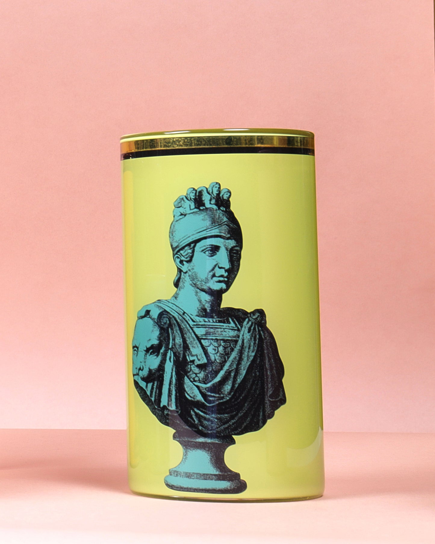 Roman Soldier Bust Brush Pot
