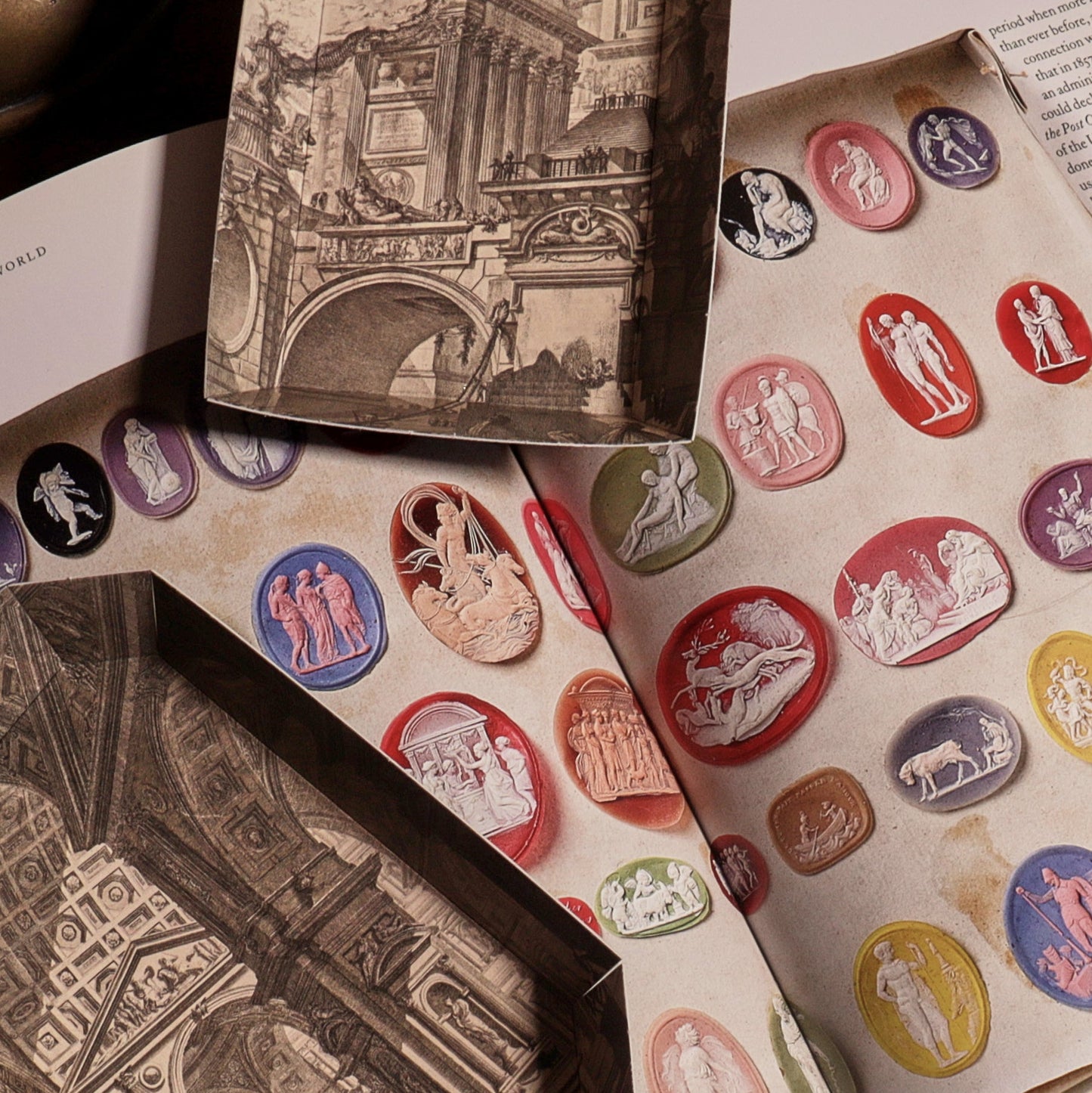 Portable Paper Trays - Set Of Four - Piranesi