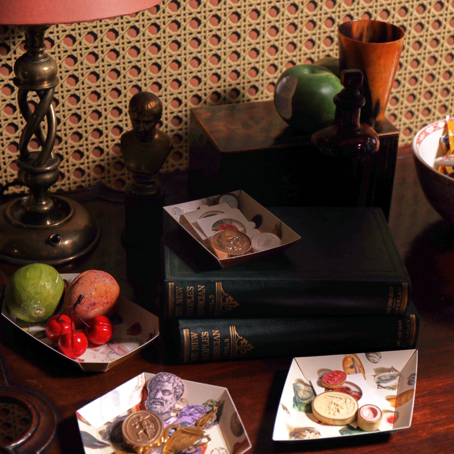 Portable Paper Trays - Set Of Four - Piranesi