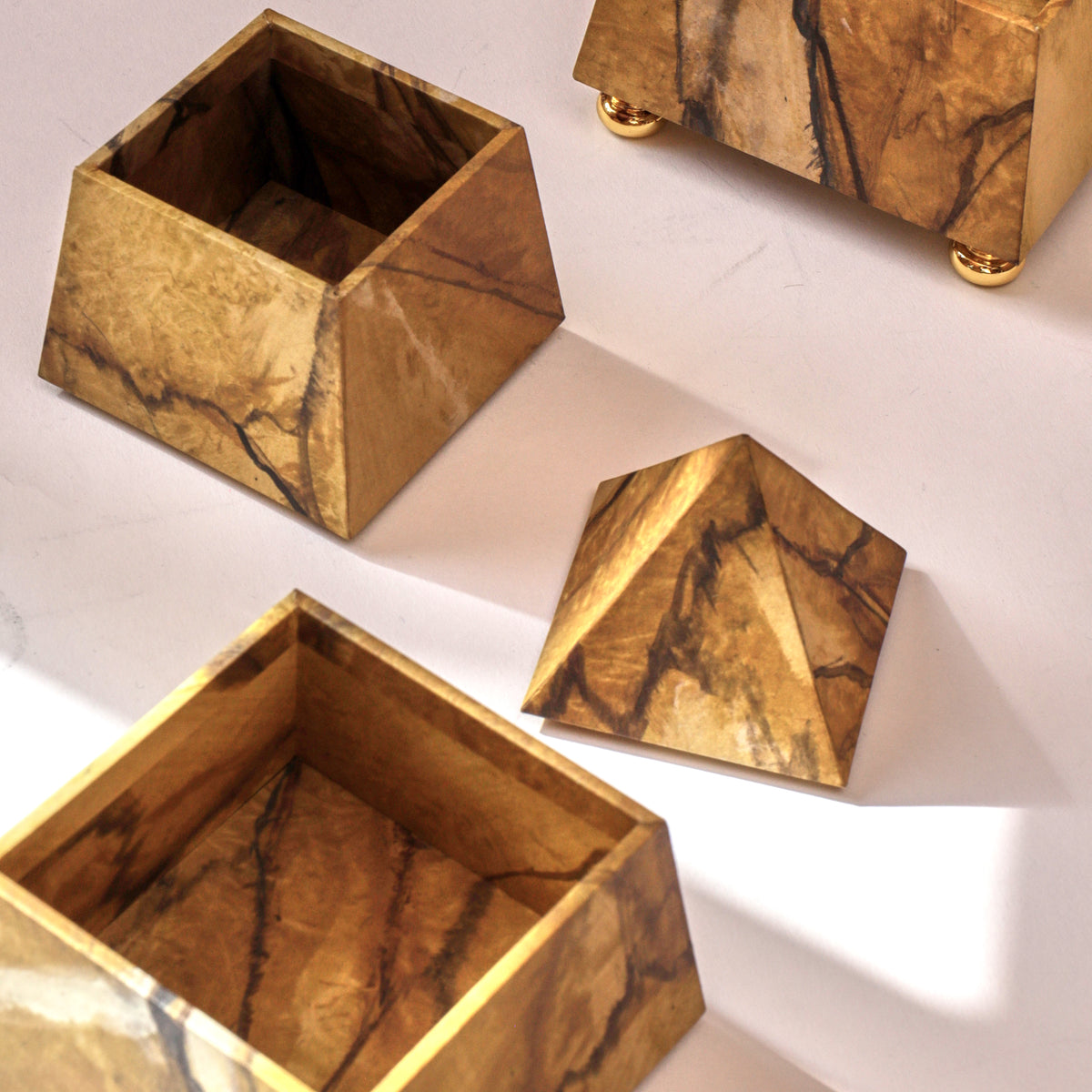 Obelisk Stacking Box - Sienna