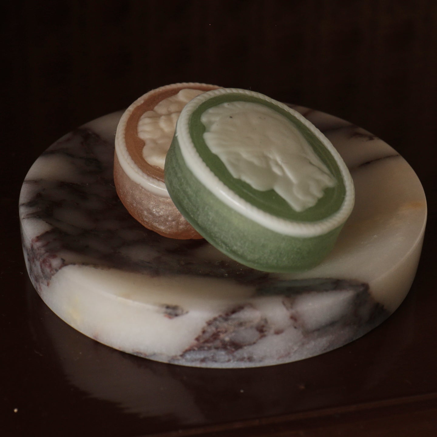 Marble Soap Dish - Round