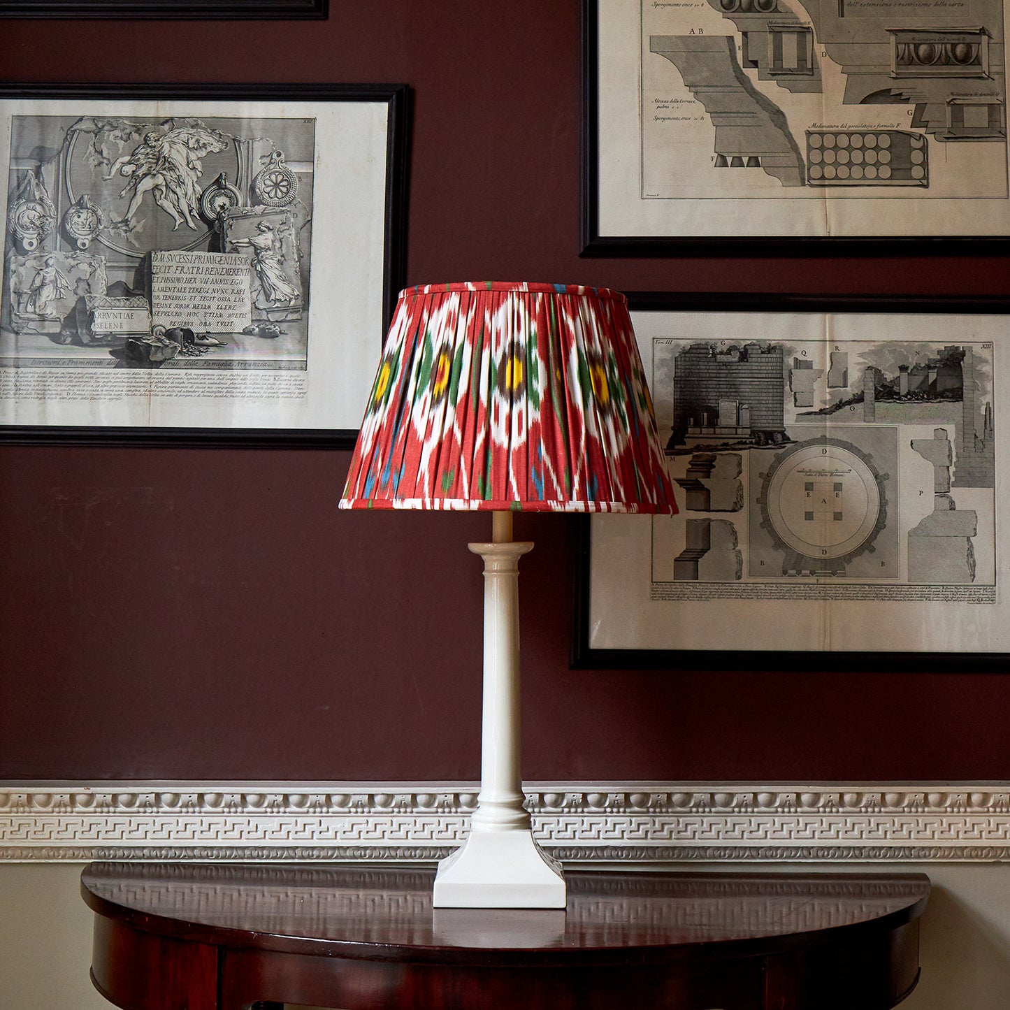 18” Silk Ikat Lampshade