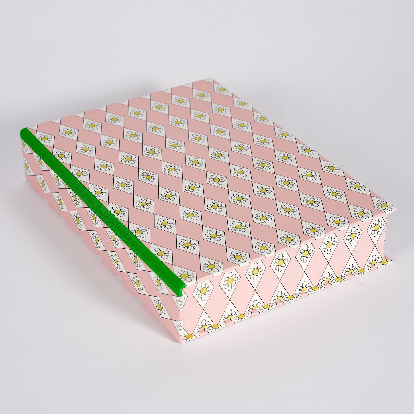 A4 Boxfile - Pink Diamond Daisy