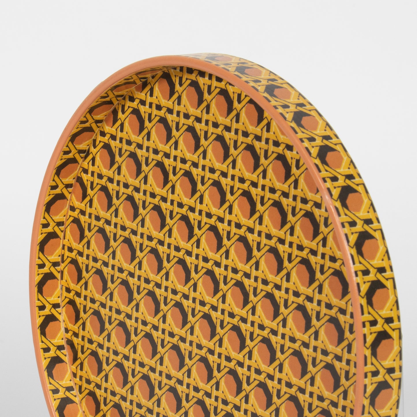 Small Regency Caning Tray - Jasper Red