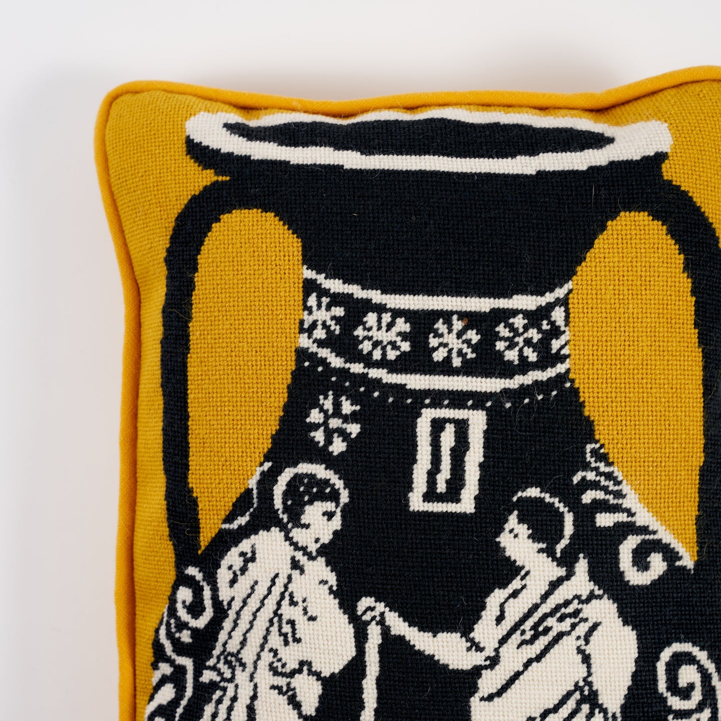 Urn Cushion - Yellow