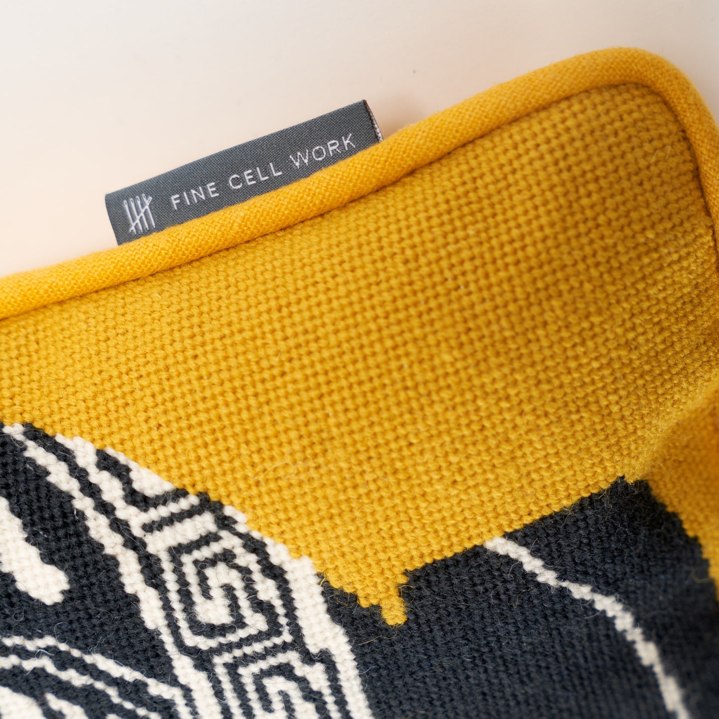 Urn Cushion - Yellow