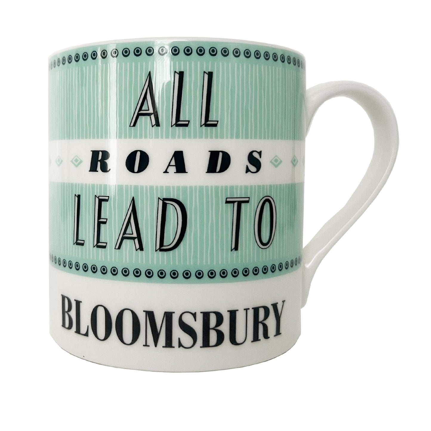 All Roads Lead To Bloomsbury Mug - Mint