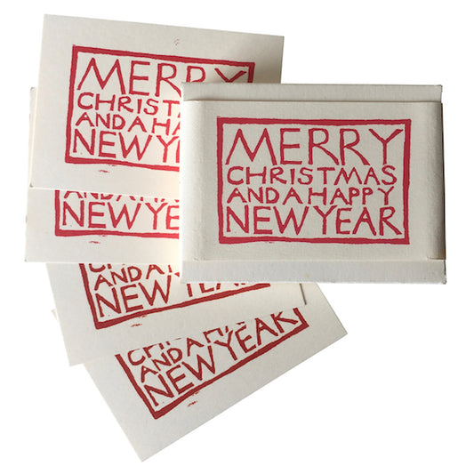 Set of Red Christmas Gift Tags