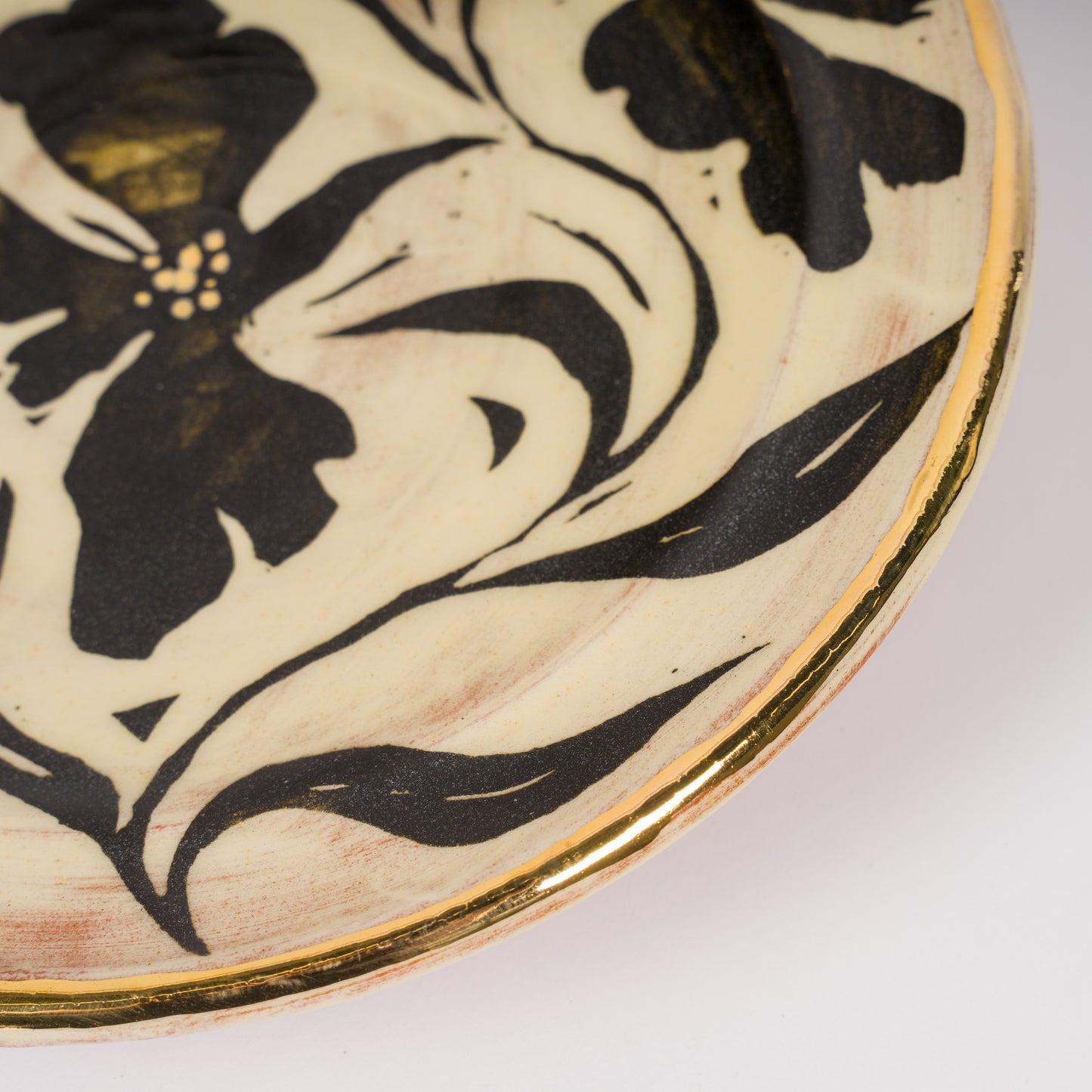 Floral Lustre Hanging Plate