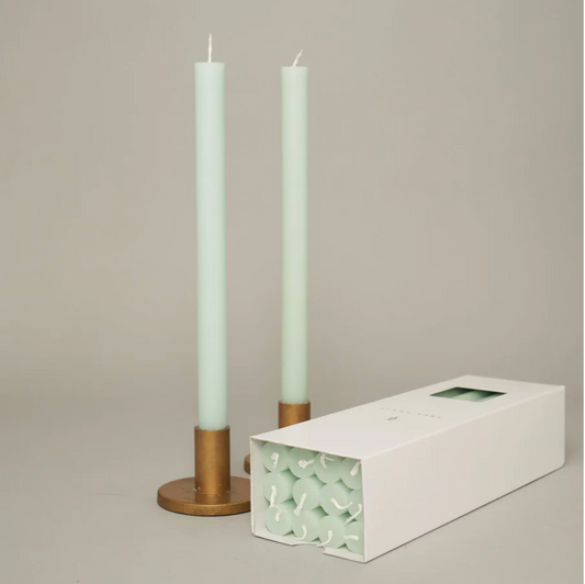 Eau De Nil Dinner Candle - pack of 12
