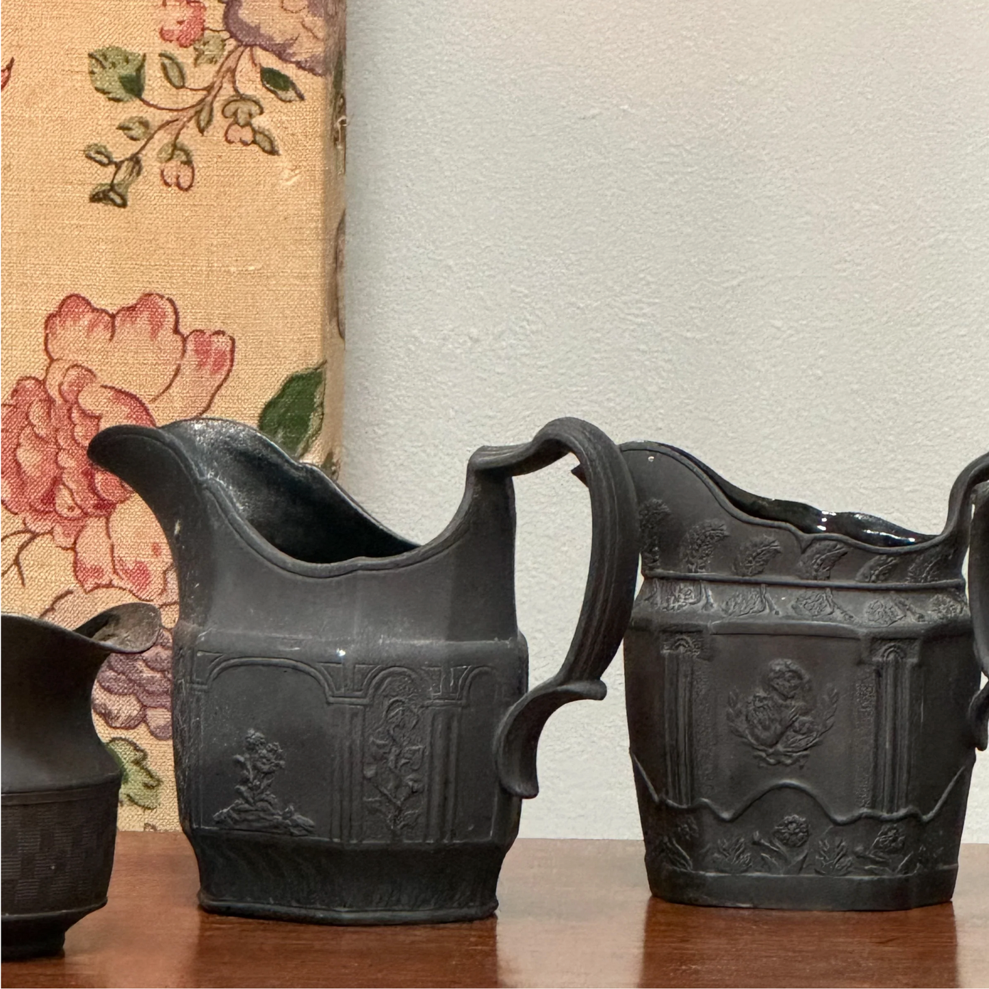 A Collection of Wedgwood Basalt Jugs