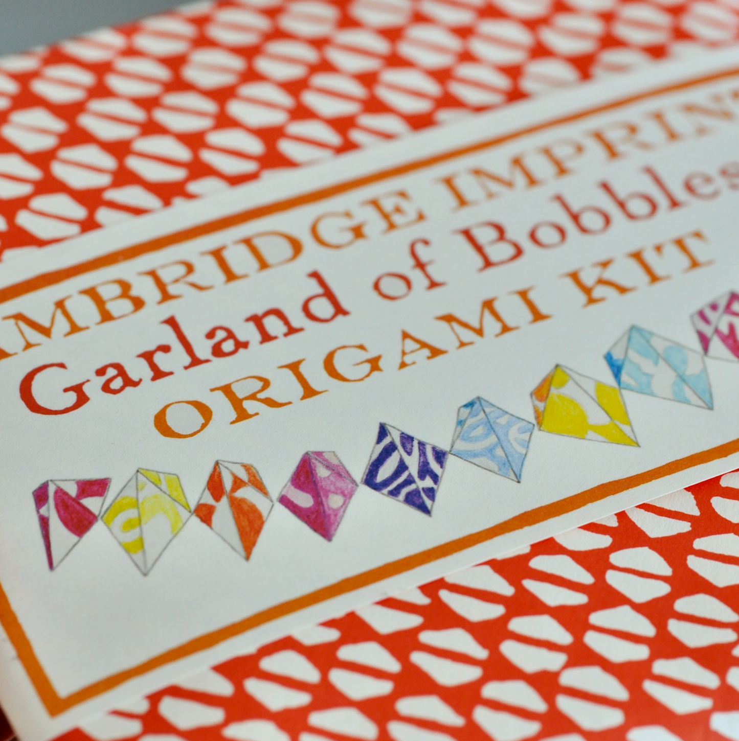 Origami Garland of Bobbles Kit