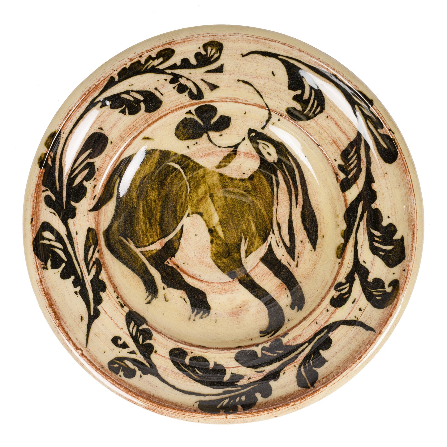 Hare With Clover Bowl