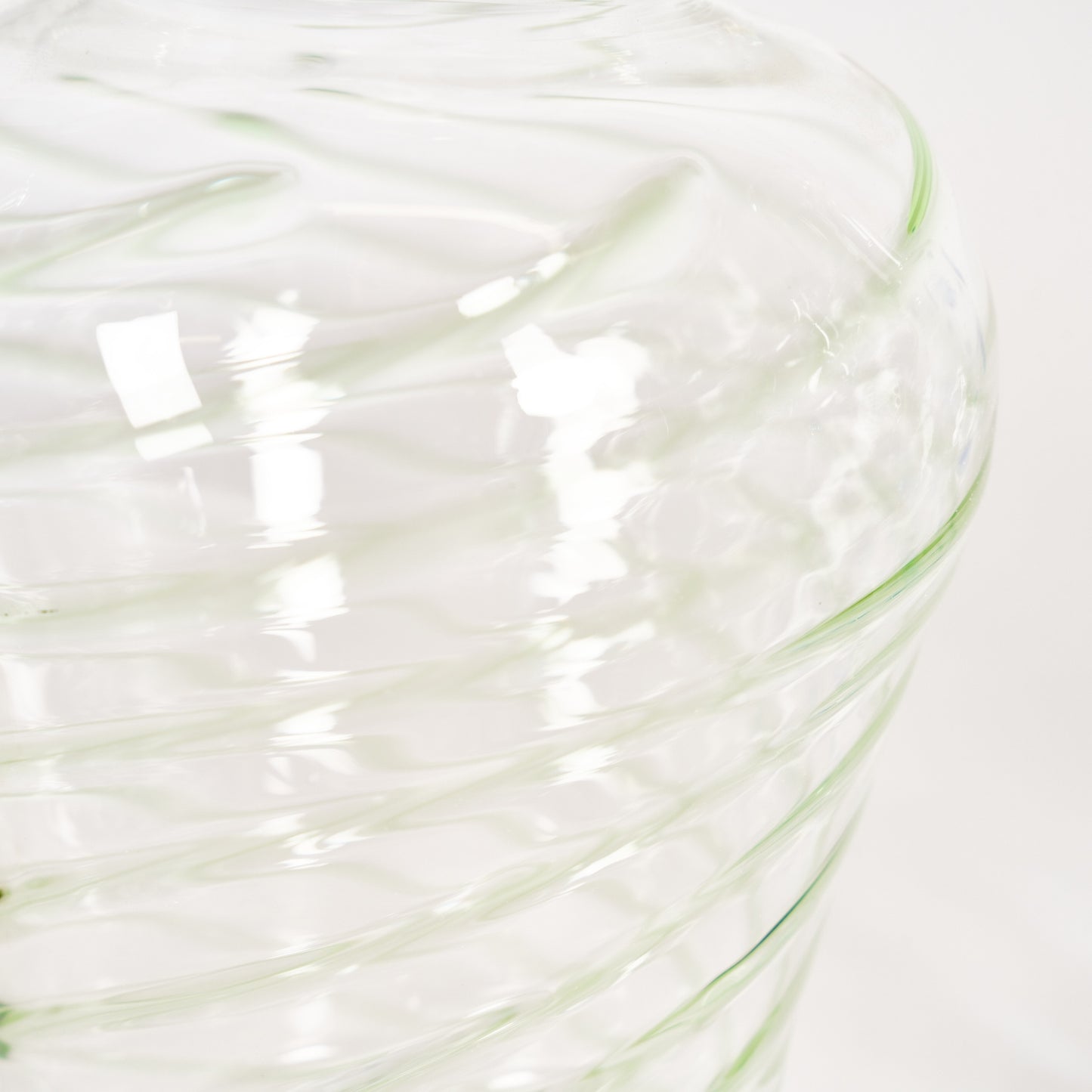 Swirl Carafe & Glass - Green