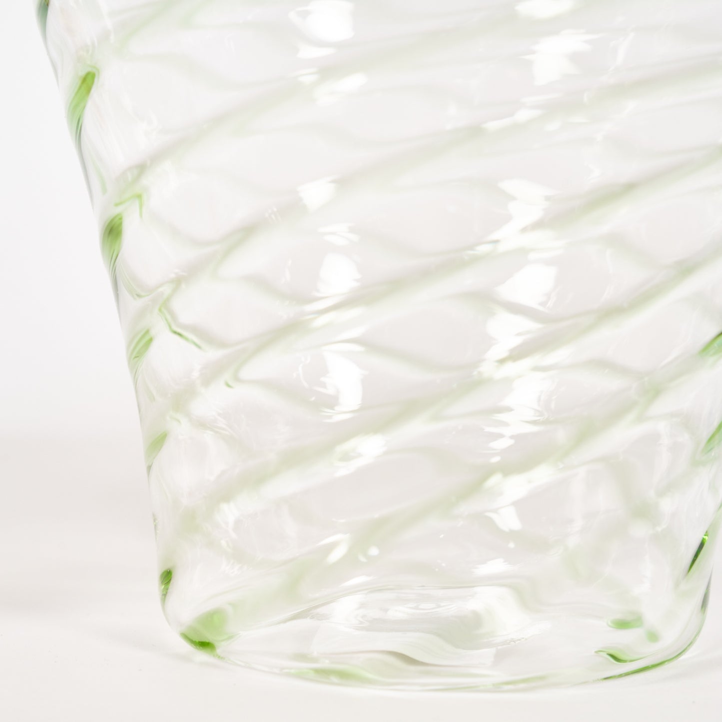 Swirl Carafe & Glass - Green