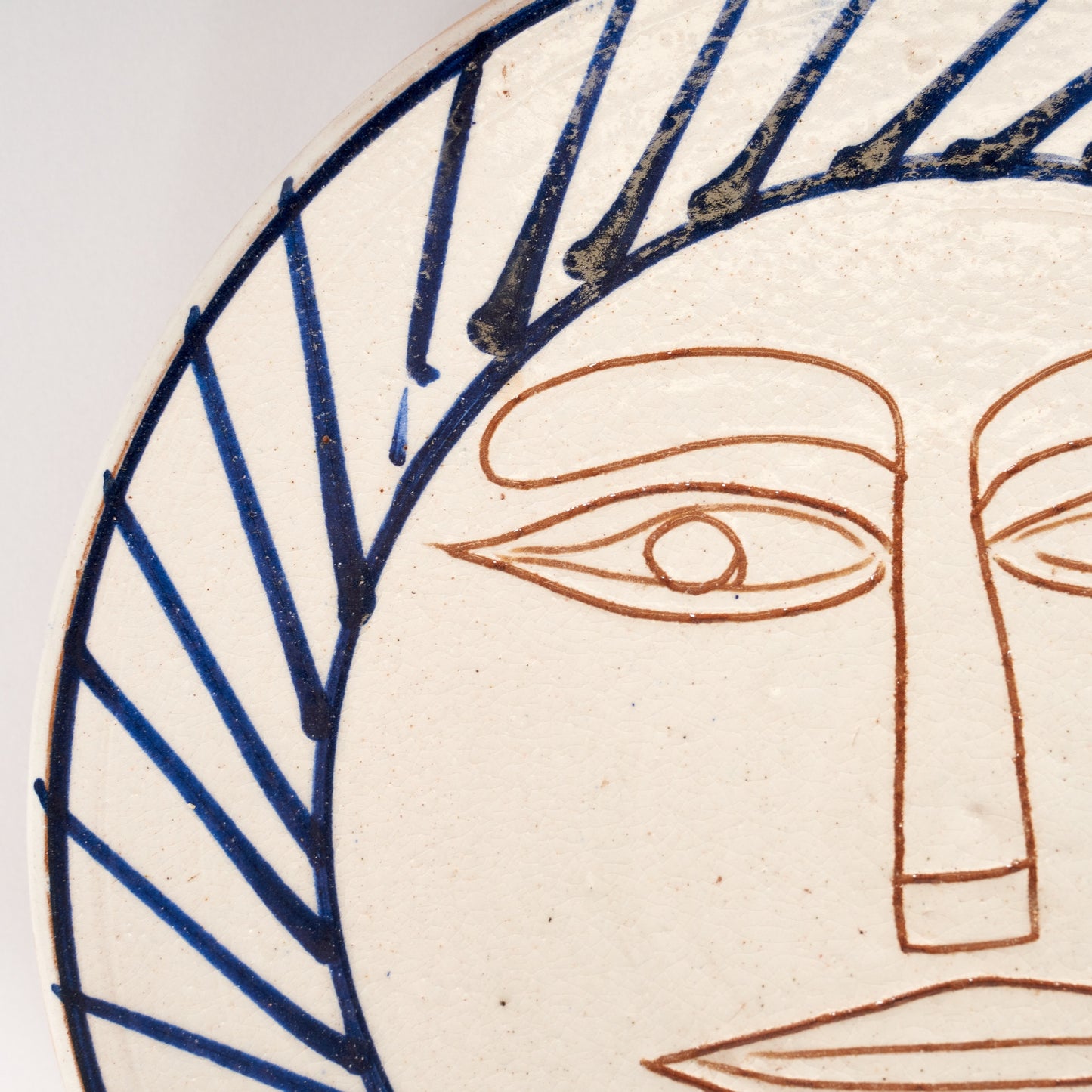 'Ra' Terracotta Plate