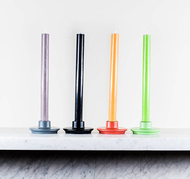 Grass Green Dinner Candles - Pack of 6