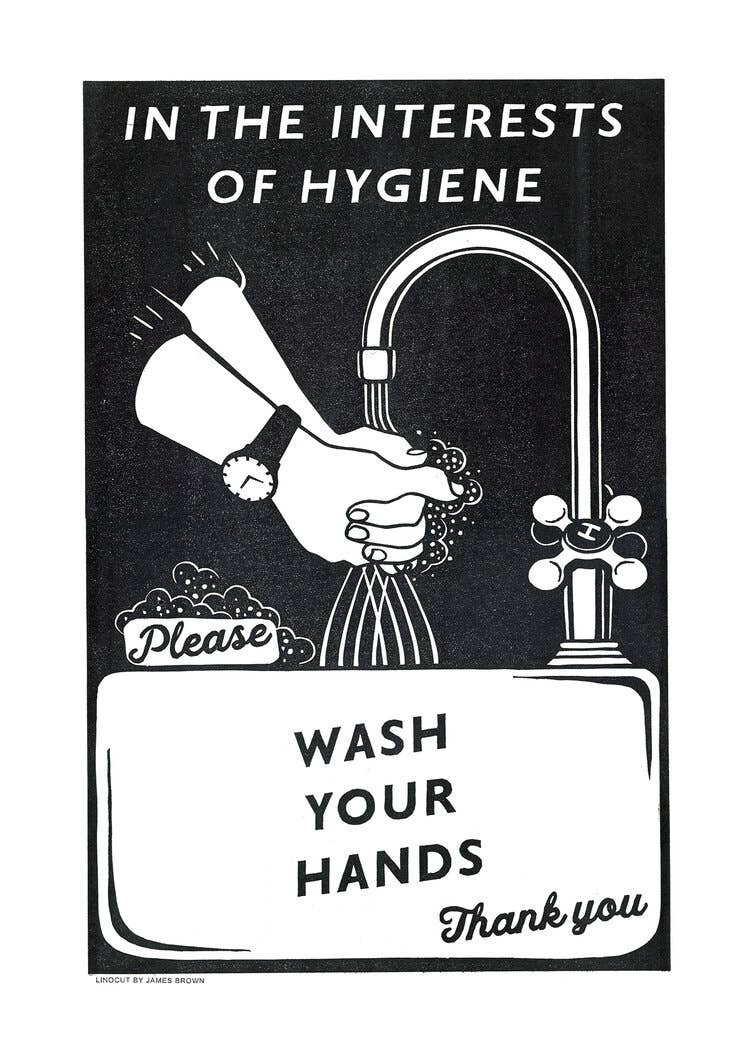 HYGIENE Linocut Print