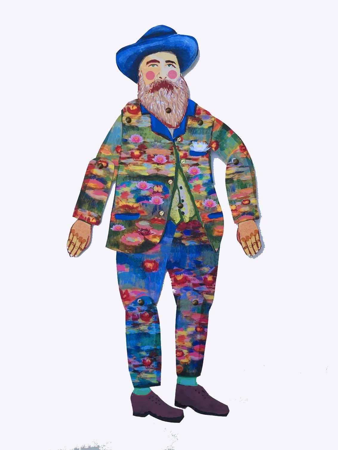 Cut & Make Paper Puppet - Artist Series - Claude Monet