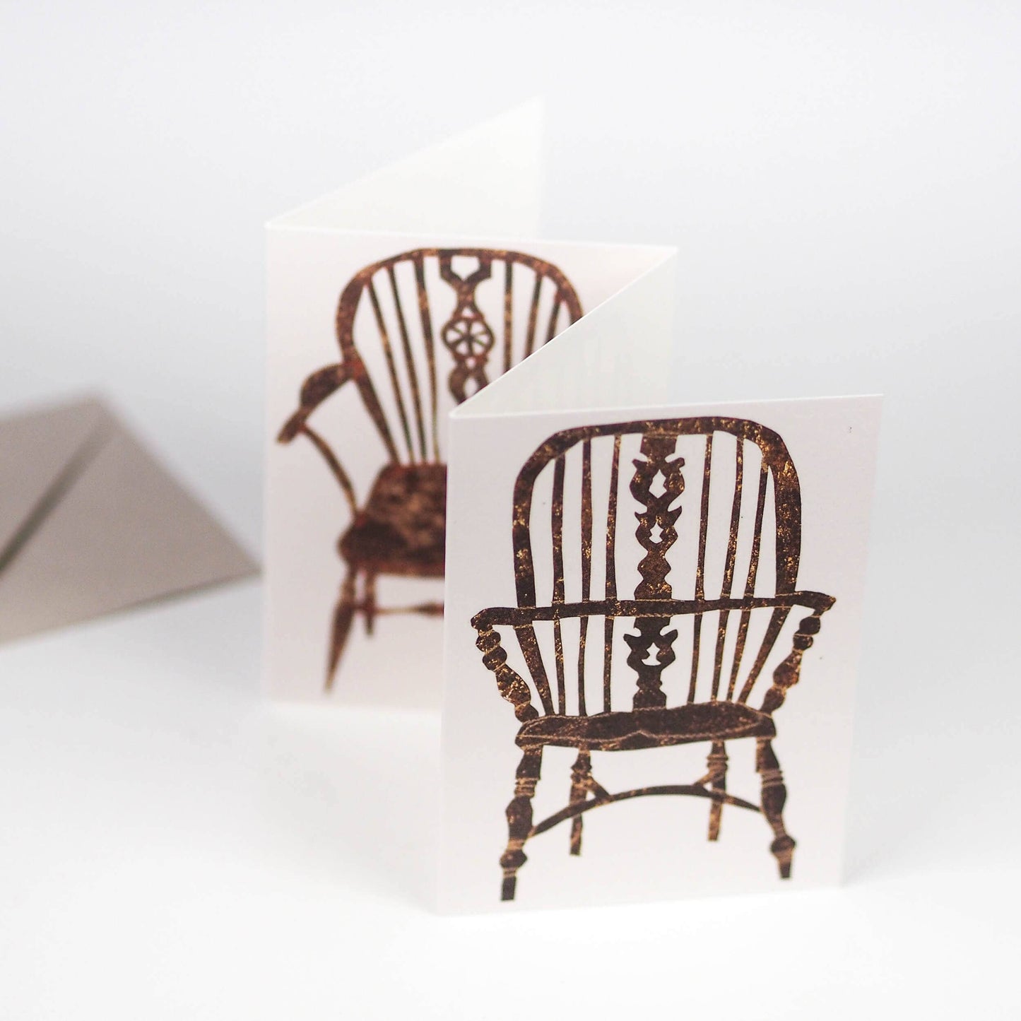 Chairs Concertina Greeting Card