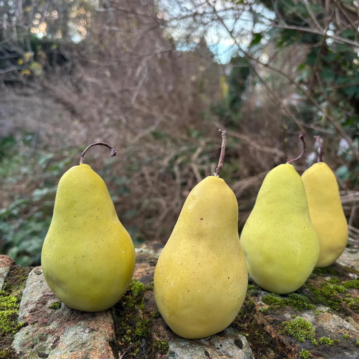 Large Pear Candle