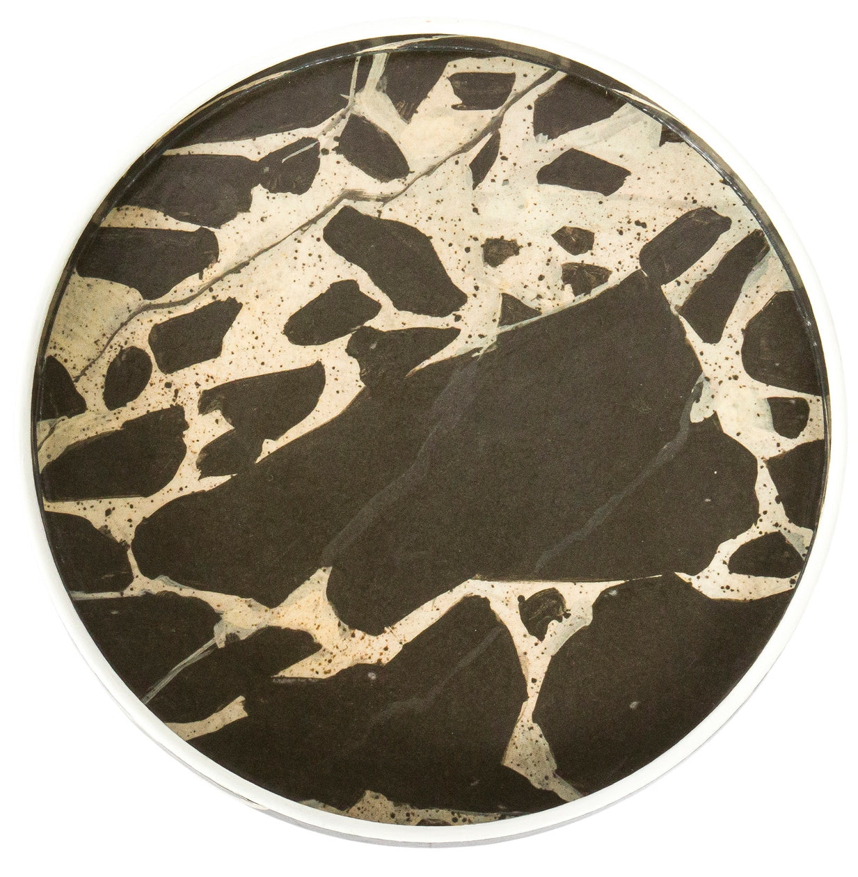 Large French Grand Antique Marble Tray