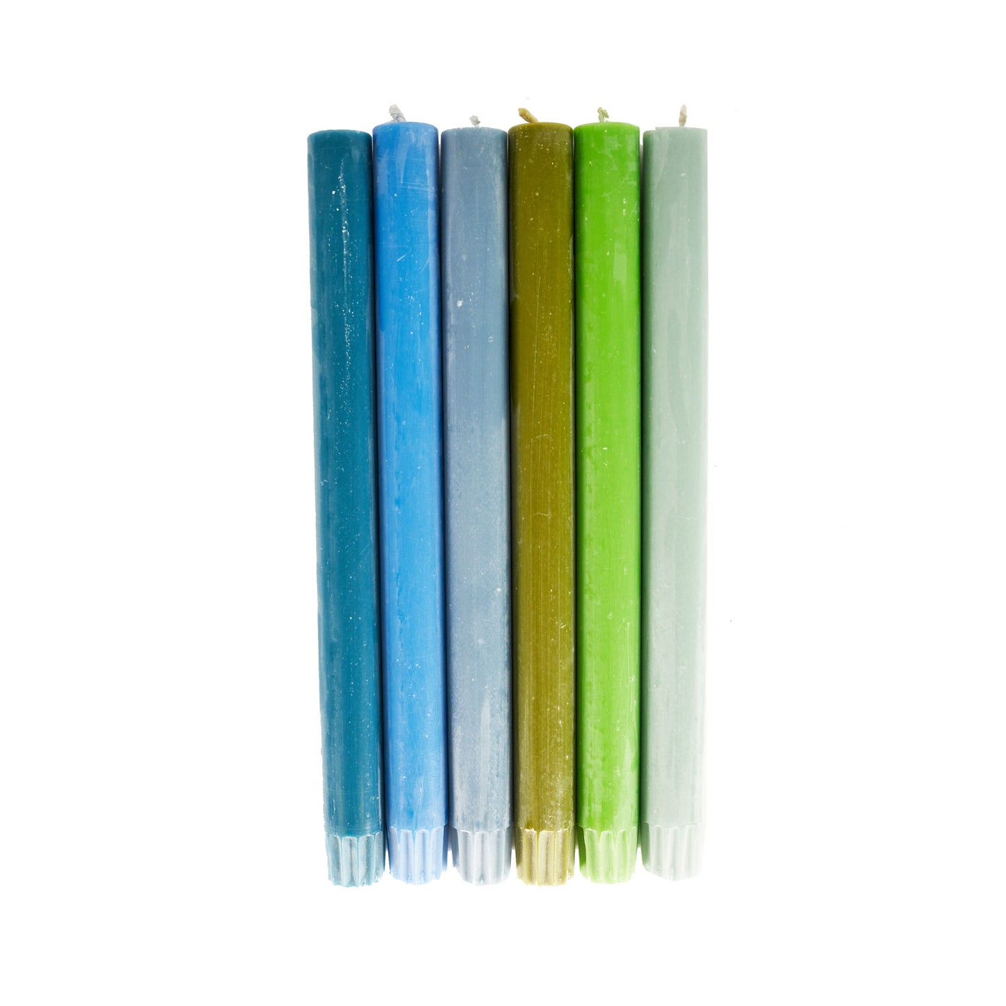 Cool Mixed Dinner Candles - Pack of 6