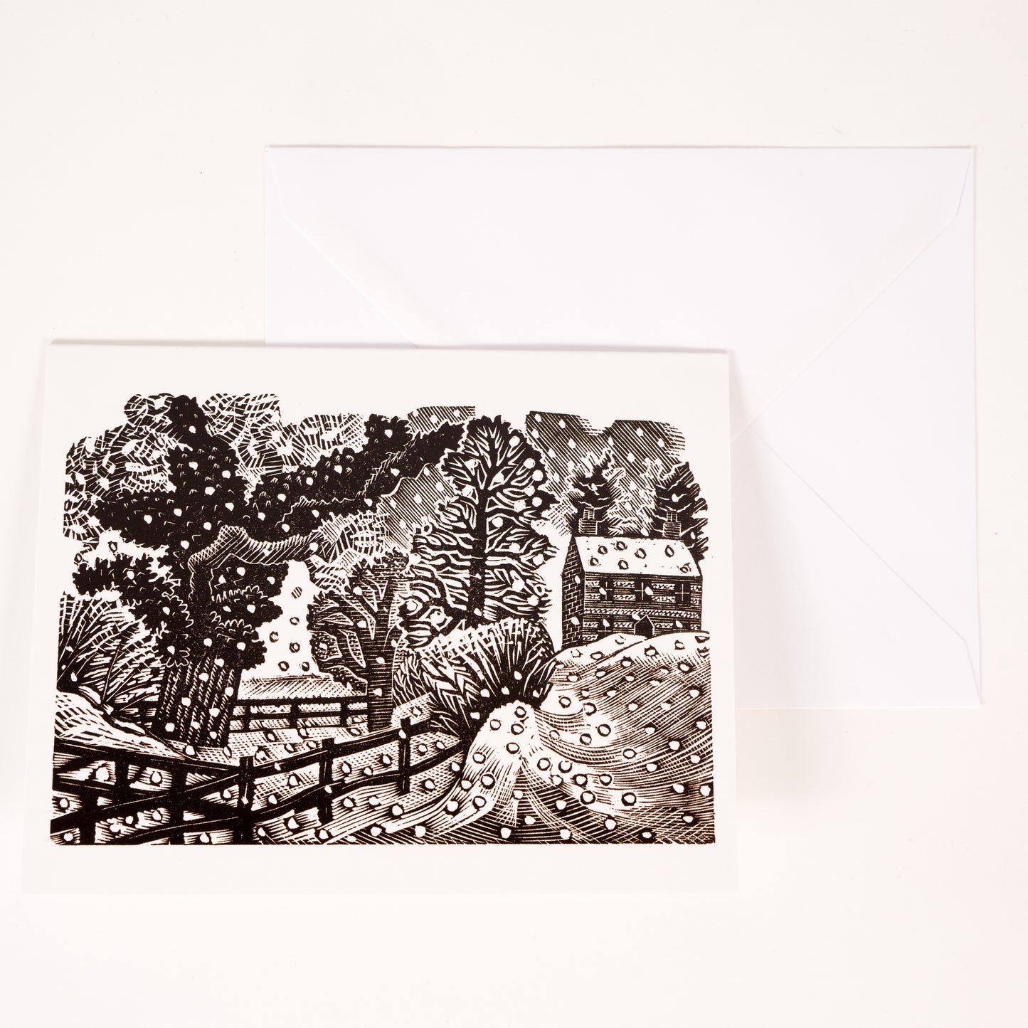 Considerable Falls of Snow by Eric Ravilious - Pack of 6 Christmas Cards