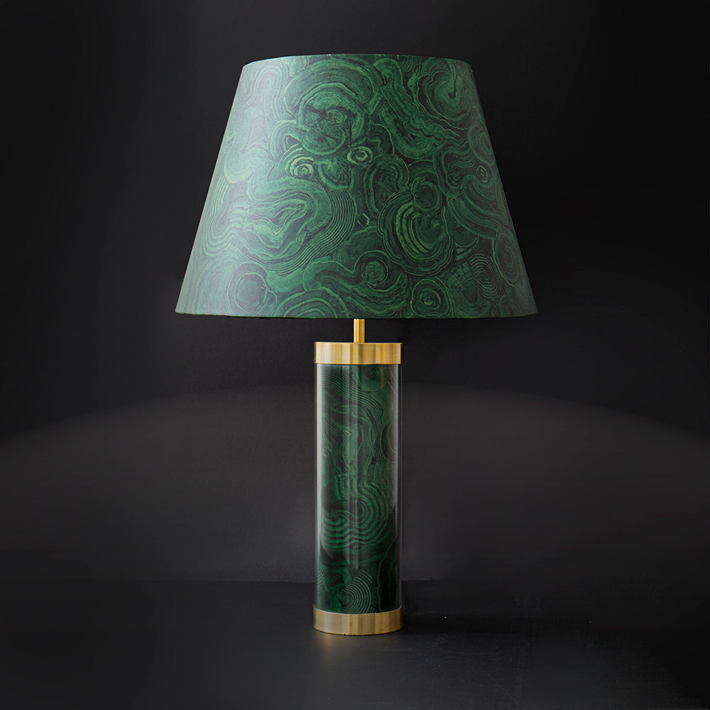 16” Malachite Lampshade