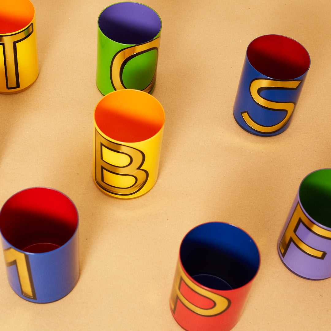 Alphabet Brush Pot - J