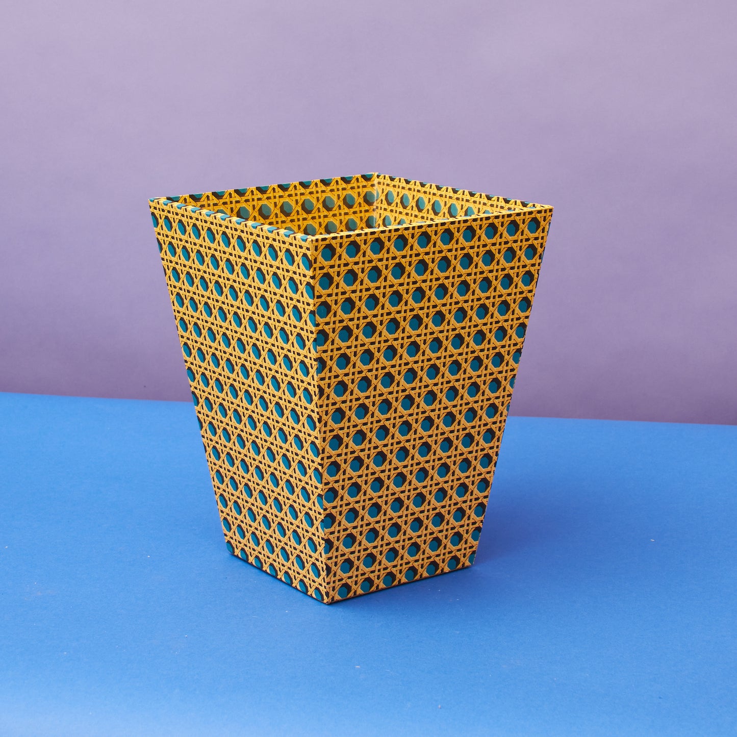 Waste Paper Bin - Malachite