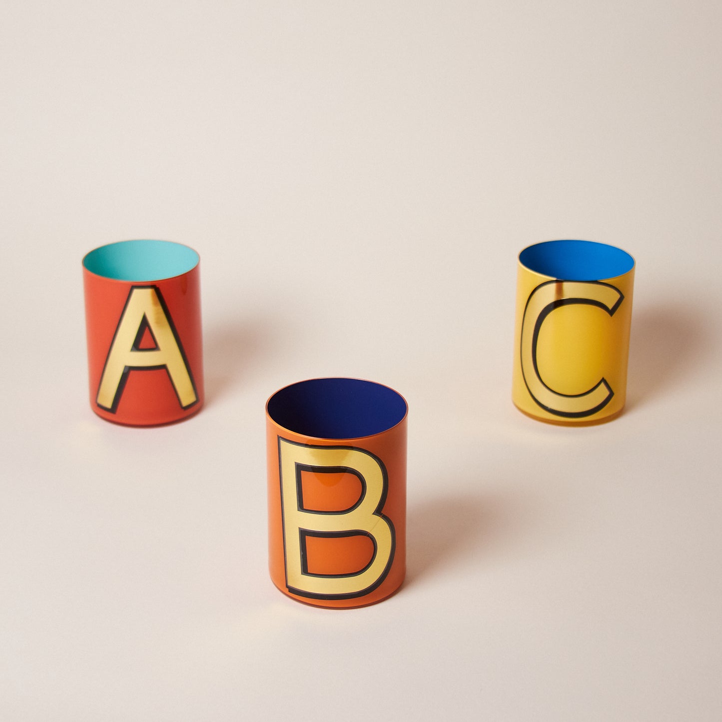Alphabet Brush Pot - A