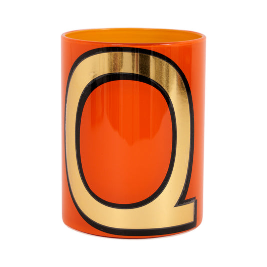 Alphabet Brush Pot - Q