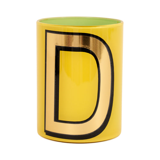 Alphabet Brush Pot - D