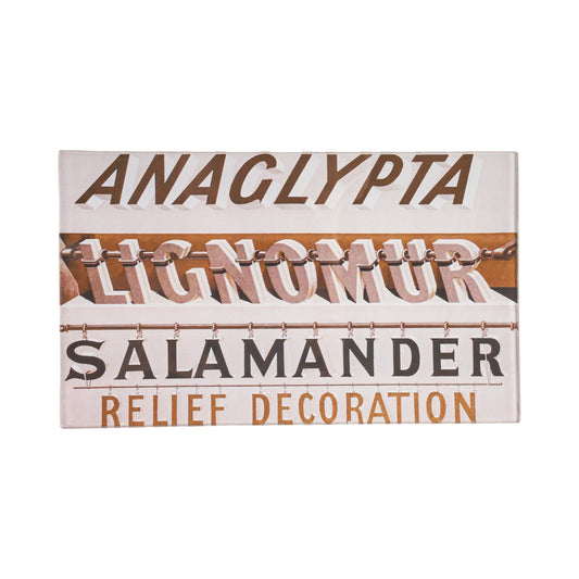 6” x 10” Anaglypta Colours Decoupage Tray