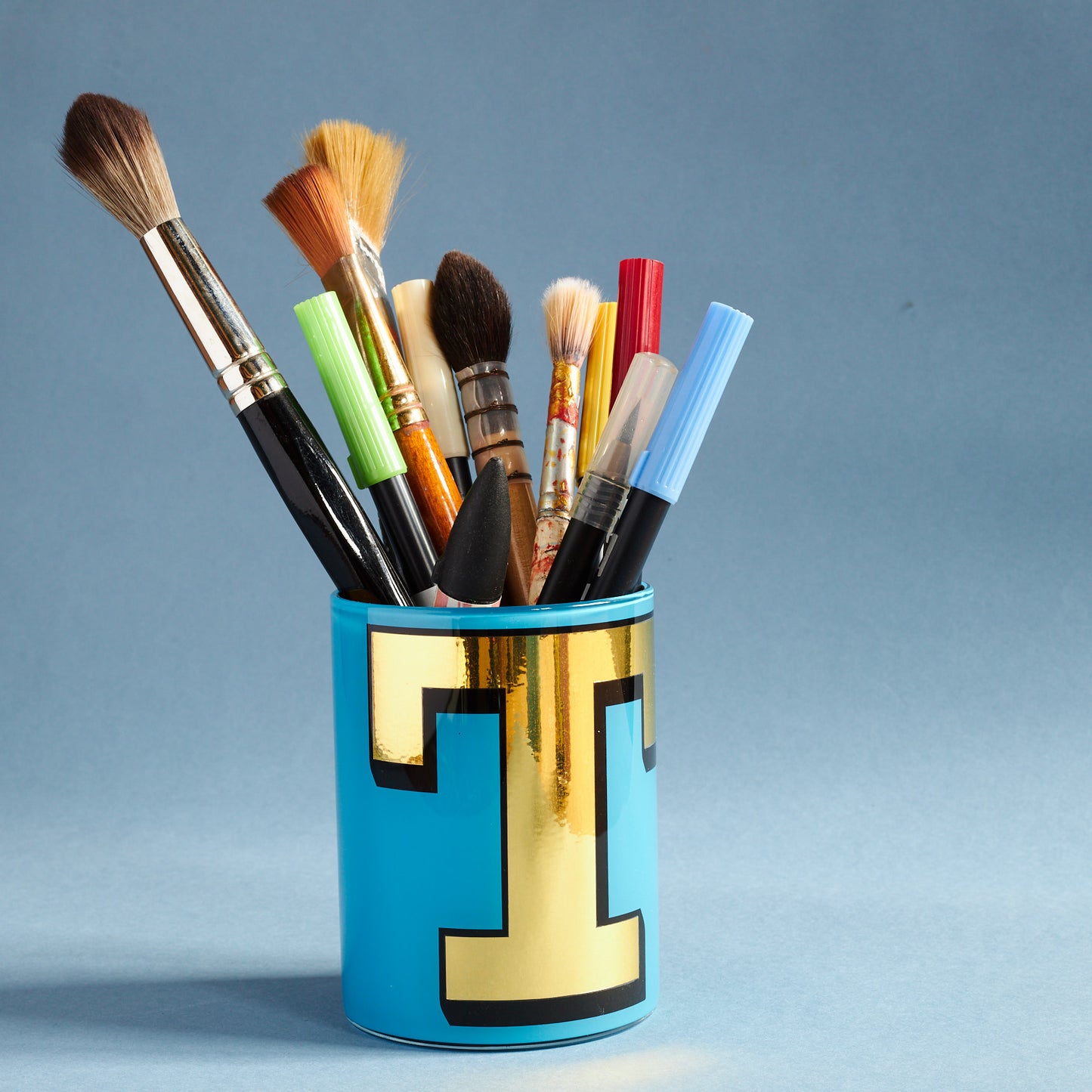 Alphabet Brush Pot - A