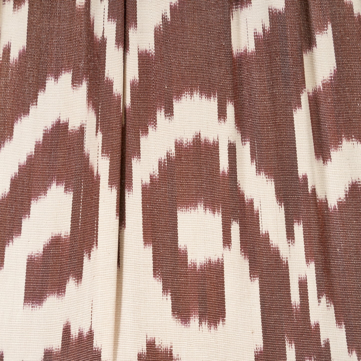 18" Brown Deco Silk Ikat Lampshade