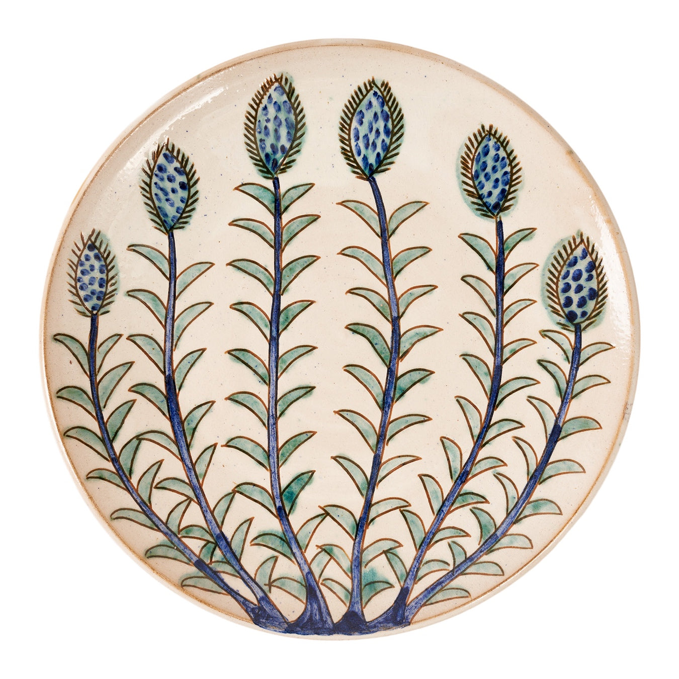 Blue & Green Buds Platter
