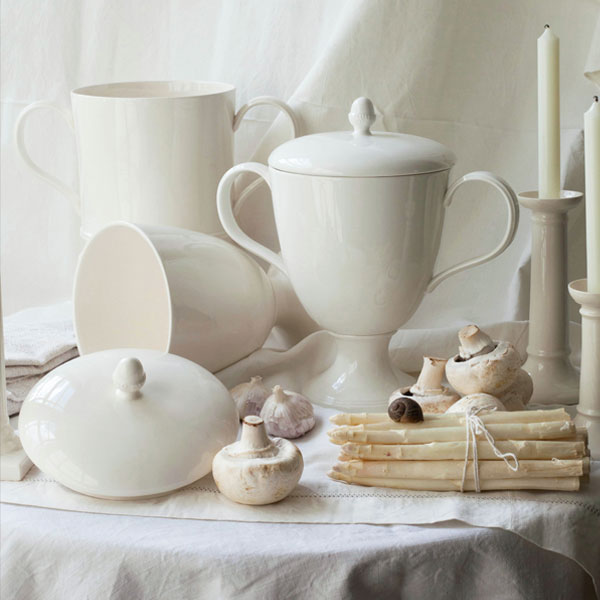 P&H Large Creamware Urn