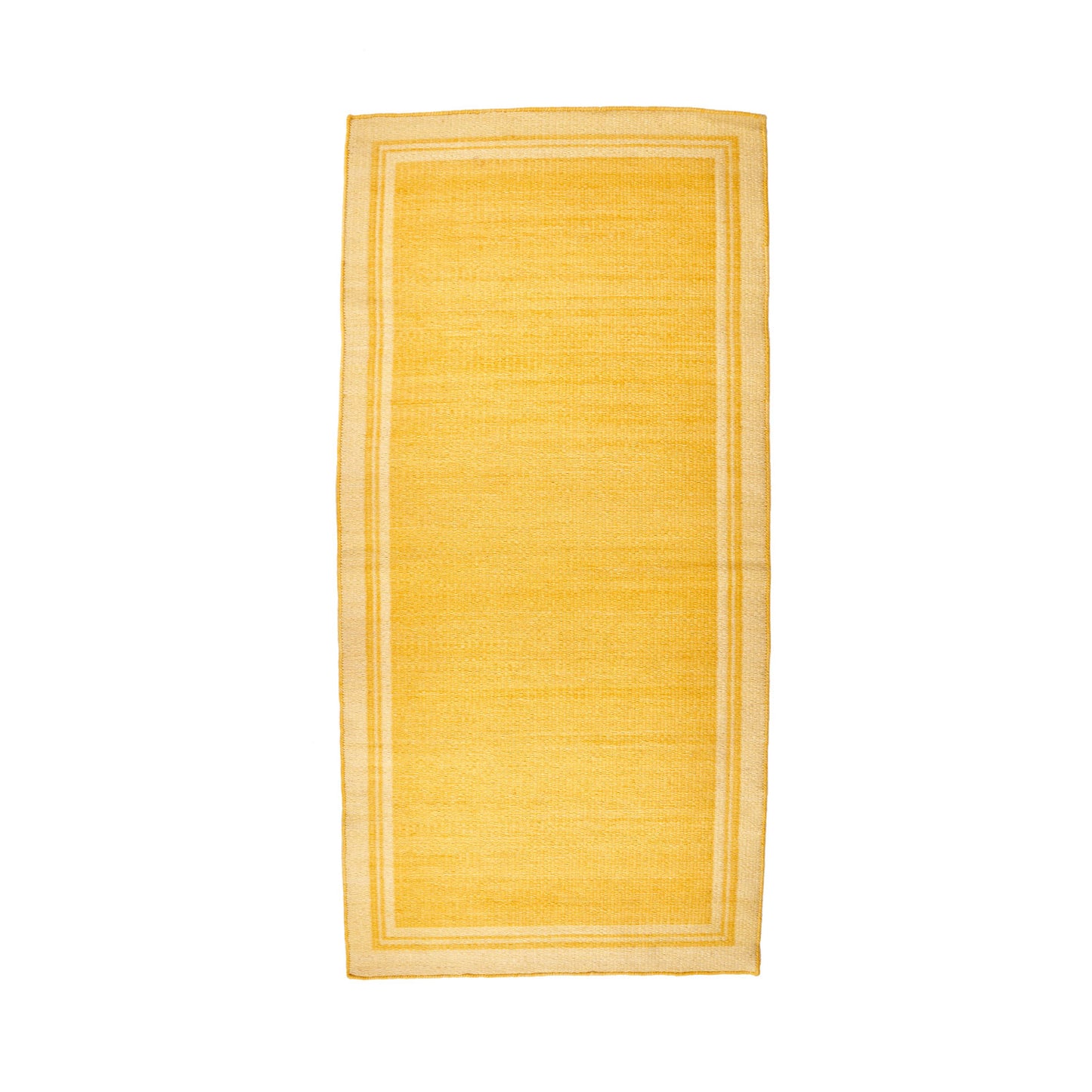 Yellow & Yellow Borders Rug