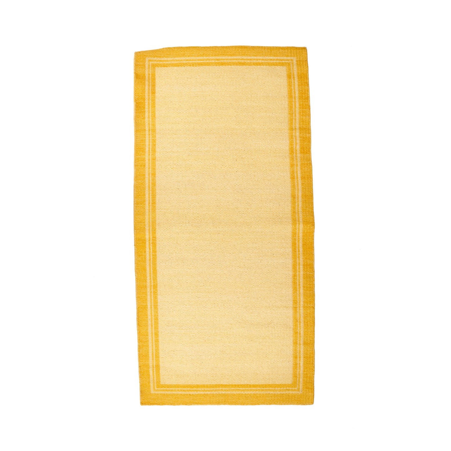 Yellow & Yellow Borders Rug