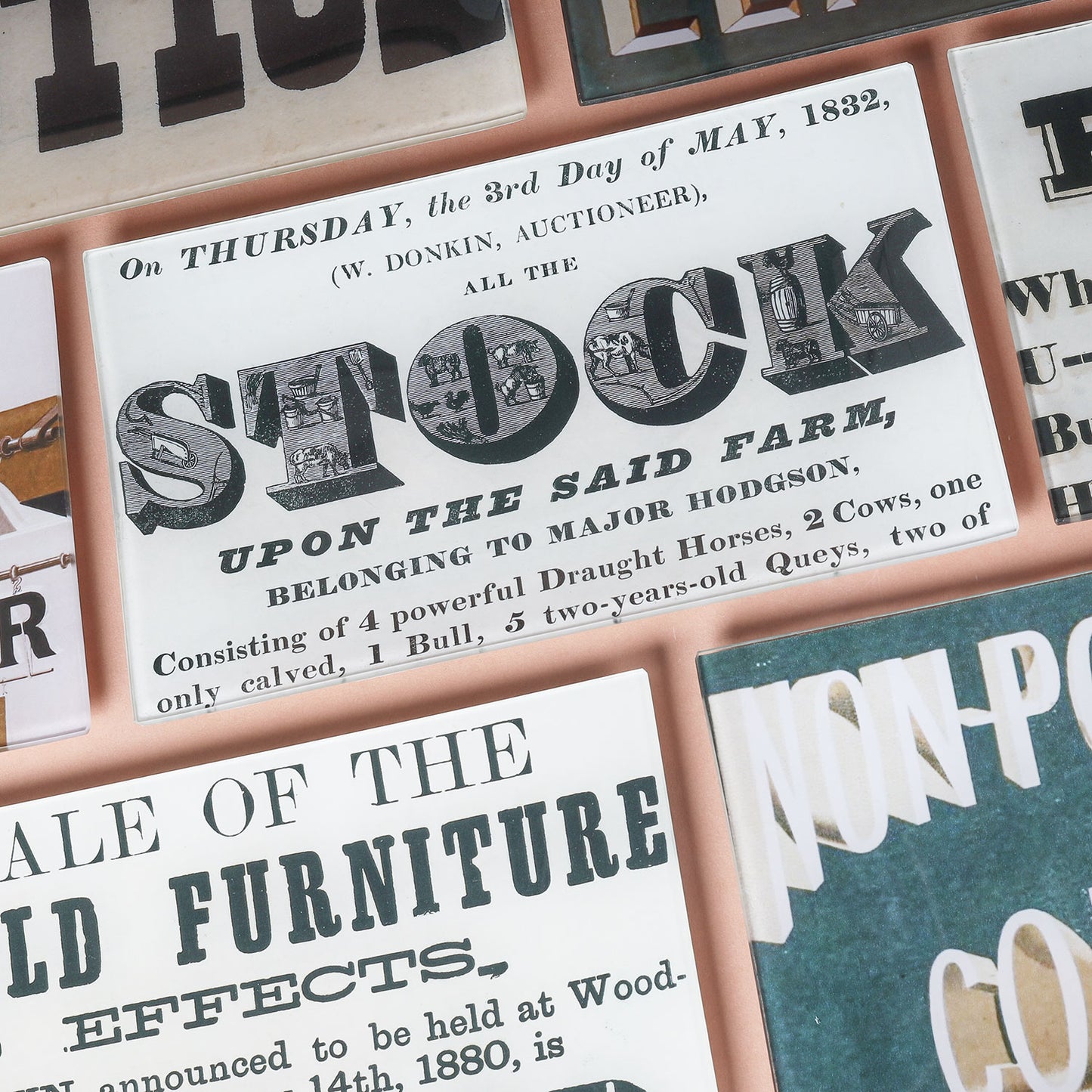 6” x 12” 'Epigram' Decoupage Tray